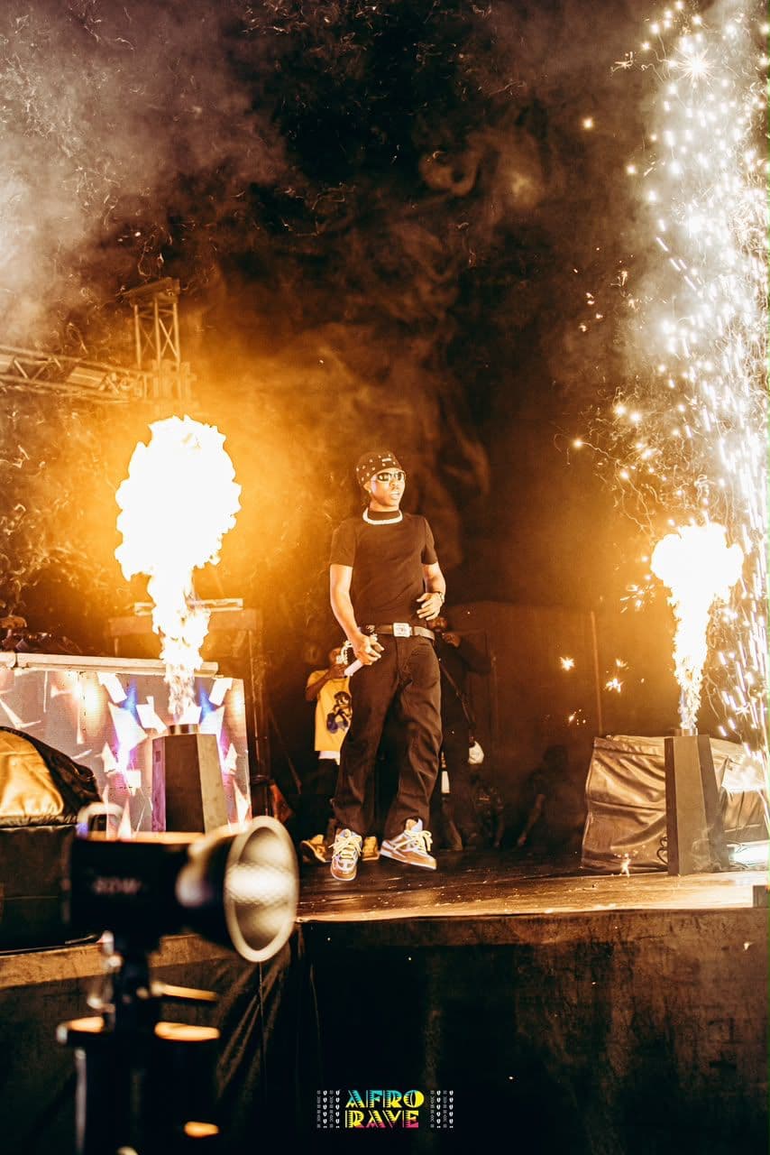 Afro Rave 2026: Flames on stage